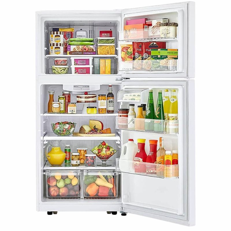 LG LTCS20020W 20.2 Cu. Ft. Top-Freezer Refrigerator - White